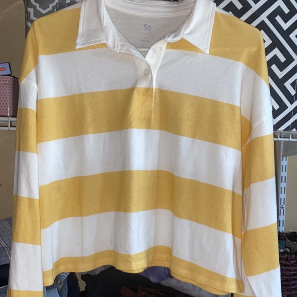 Polo style crop